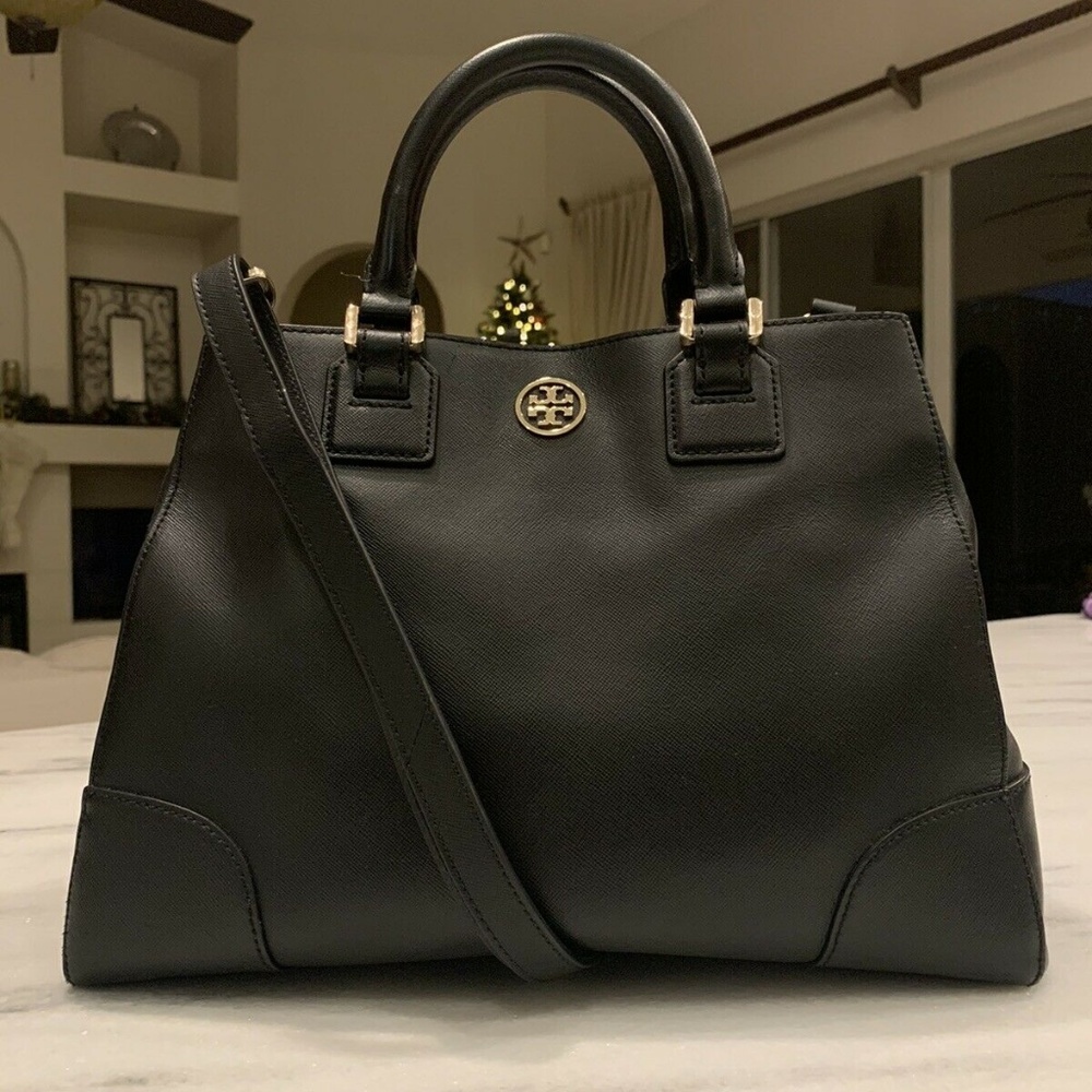 Tory Burch Top Handle/Crossbody Black Purse
